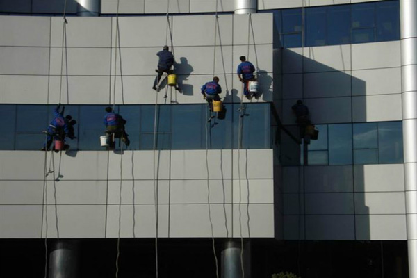 电信大楼外墙清洁与涂料